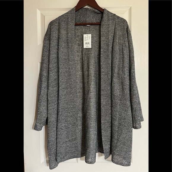 Hamilton Sweaters - Laura Plus Hamilton NEW WITH TAGS Lightweight Grey Size 2X Ladys Cardigan